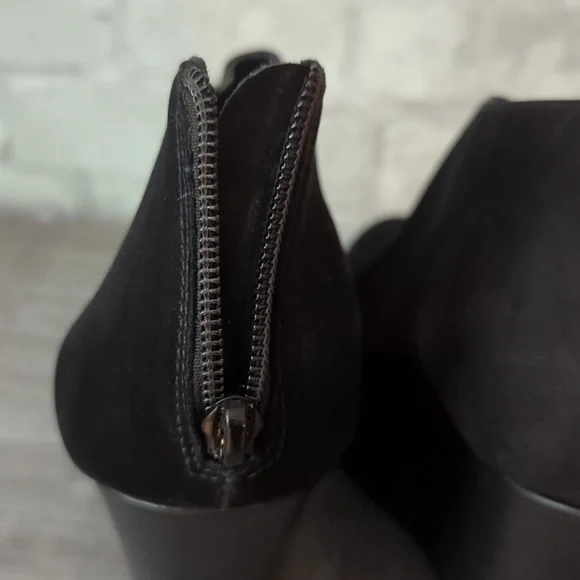 Leoffler Randall Nubuck Leather Platform Wedge Bootie - Picture 7 of 14